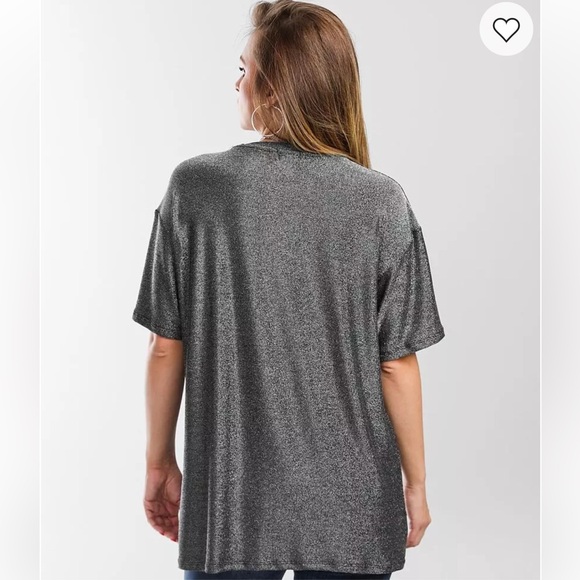 Modish Rebel Nashville Metallic Oversized Graphic Tee T-Shirt Size Medium - Picture 2 of 12